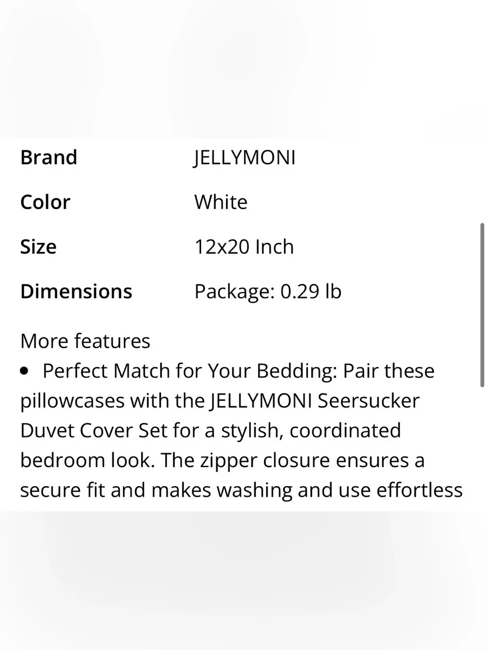 Seersucker Lumbar Pillow Covers 100% Microfiber 12x20” (2-Pack) WHITE